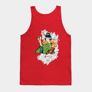 Geisha Sword Tank Top